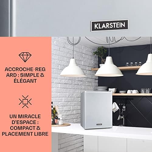 Klarstein Mini frigo de chambre 30L silencieux, réglable 5-15°C