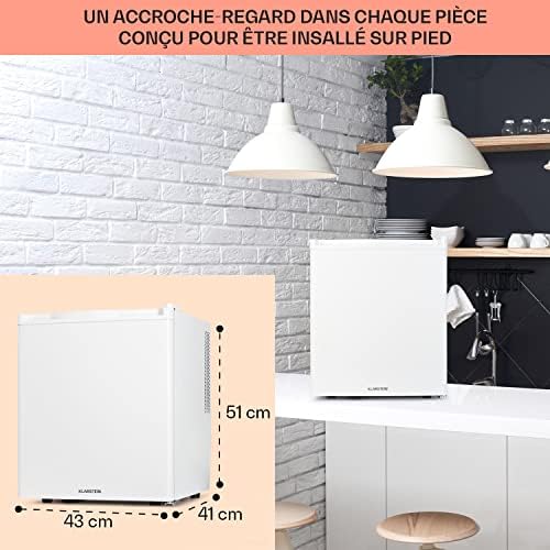 Klarstein Mini frigo de chambre 30L silencieux, réglable 5-15°C