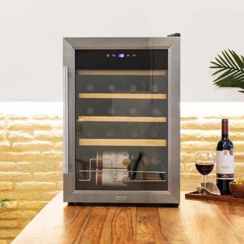 Cecotec Cave à vin Bolero GrandSommelier 2050 Inox 20 bouteilles