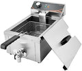 Dulnice Friteuse professionnelle inox avec robinet