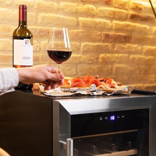 Cecotec Cave à vin Bolero GrandSommelier 2050 Inox 20 bouteilles