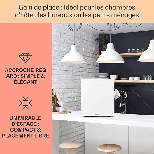Klarstein Mini frigo de chambre 30L silencieux, réglable 5-15°C