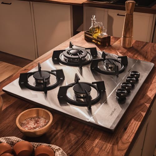Cecotec Plaque gaz Bolero Squad G 4200S inox 4 foyers