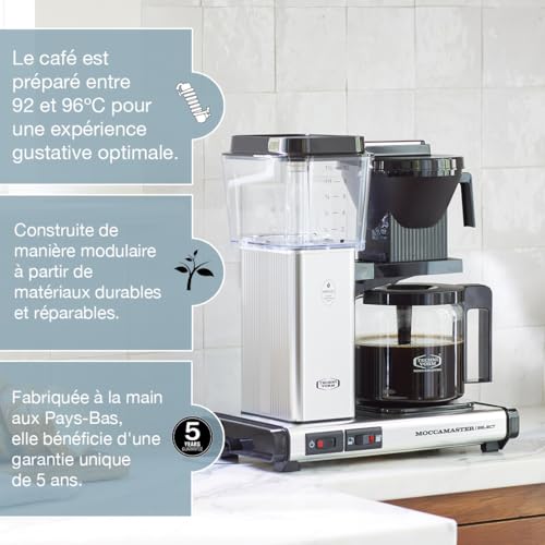 Moccamaster KBG Select Cafetière filtre de précision