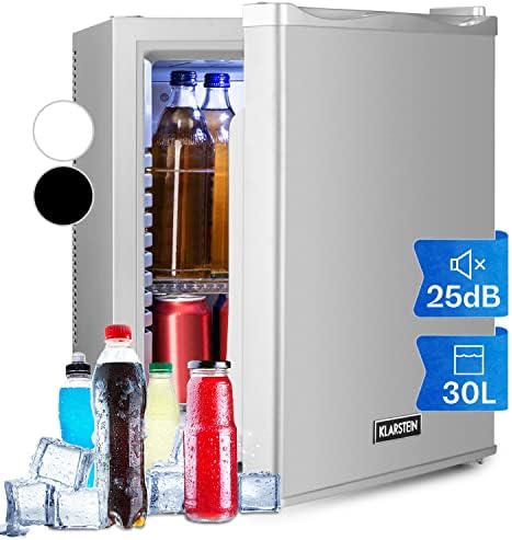 Klarstein Mini frigo de chambre 30L silencieux, réglable 5-15°C