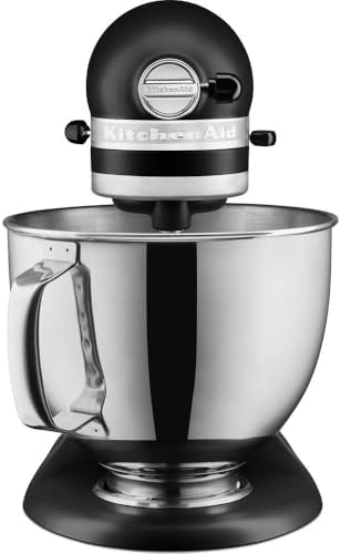 KitchenAid Robot pâtissier Artisan 4.8L, noir mat