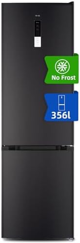 CHiQ Réfrigérateur congélateur combiné 356L, inox