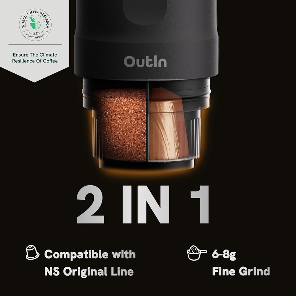Outin Nano Machine expresso portable auto-chauffante