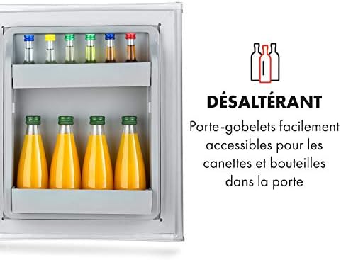 Klarstein Mini frigo de chambre 30L silencieux, réglable 5-15°C