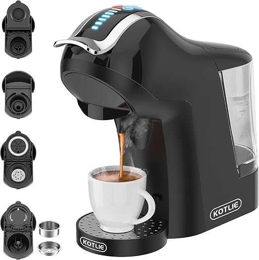 Kotlie EM 308A Cafetière 5-en-1 multi-capsules