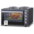 ICQN Mini four électrique 42L avec 2 plaques de cuisson