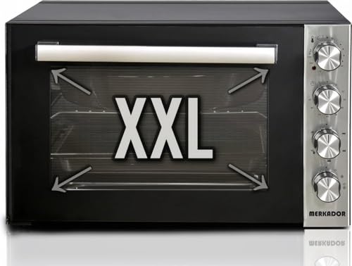 Merkador Four autonome XXL 70L, 2000W avec rôtisserie