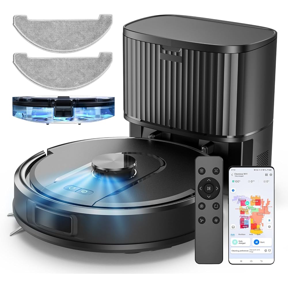 Vexilar Cleanova W11 Robot aspirateur 5000 Pa avec vidange