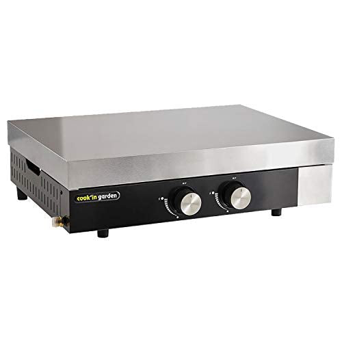 Cook'in Garden Plancha gaz Finesta 2 brûleurs