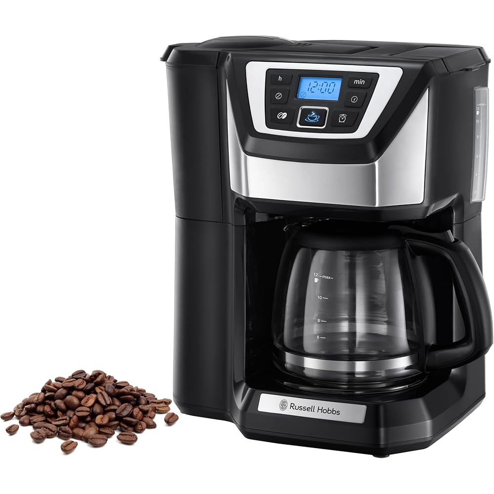 Russell Hobbs Cafetière à grain Chester programmable