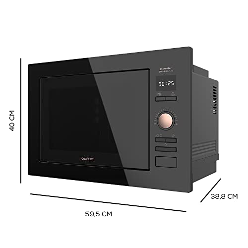Cecotec GrandHeat 2500 Micro-ondes encastrable 25L, 900W