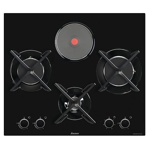 Sauter SPG9465MB Table de cuisson mixte gaz/électrique