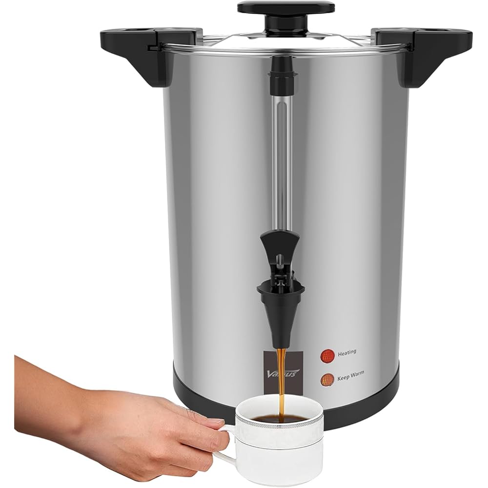 Valgus Percolateur à café professionnel 16L, 110 tasses