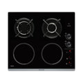 Brandt BPI6413BM Table de cuisson mixte induction/gaz