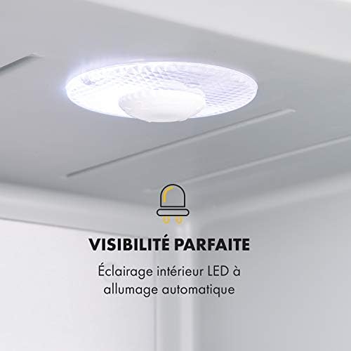 Klarstein Mini frigo de chambre 30L silencieux, réglable 5-15°C