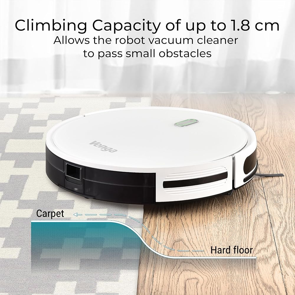 Venga! Robot aspirateur laveur 6 modes