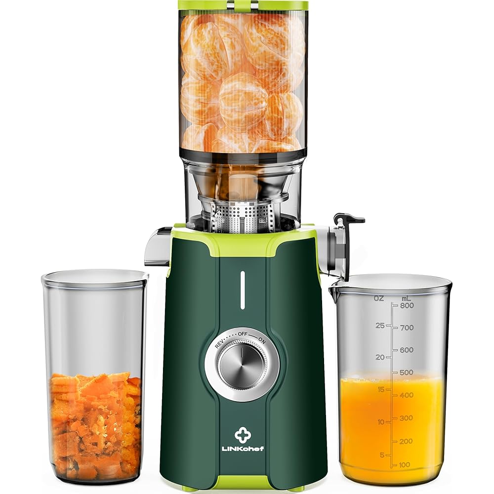 LINKChef Extracteur de jus vertical 200W, 115mm