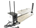 Tournebroche géant inox 120cm avec plaque et grille