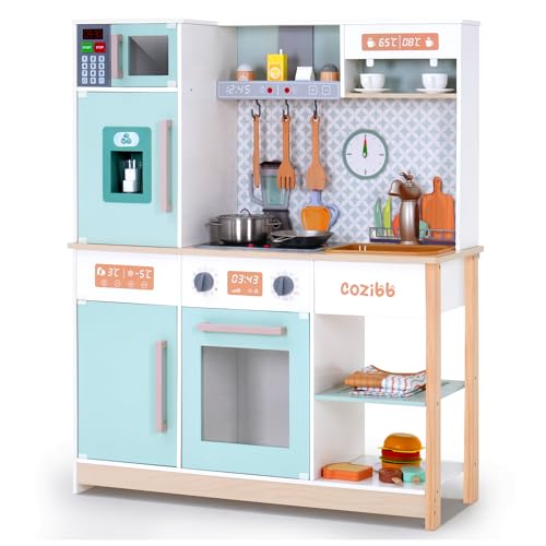 Cuisine enfant en bois CoziBB avec accessoires et sons