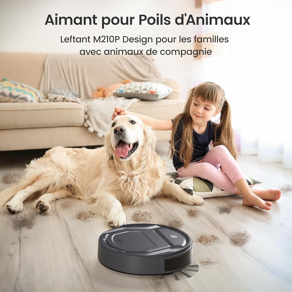 Lefant M210PG Aspirateur robot avec télécommande