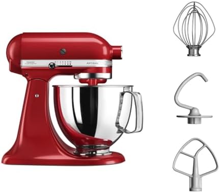 KitchenAid Robot pâtissier Artisan 4.8L, noir mat