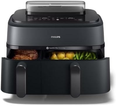 Philips Air Fryer Série 5000 9L, cuisson vapeur, 19 modes