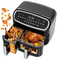 Friteuse sans huile double panier Air Fryer 10L