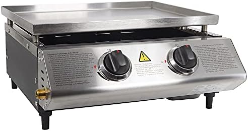 Eurotel Plancha à gaz acier inox 6.3kW