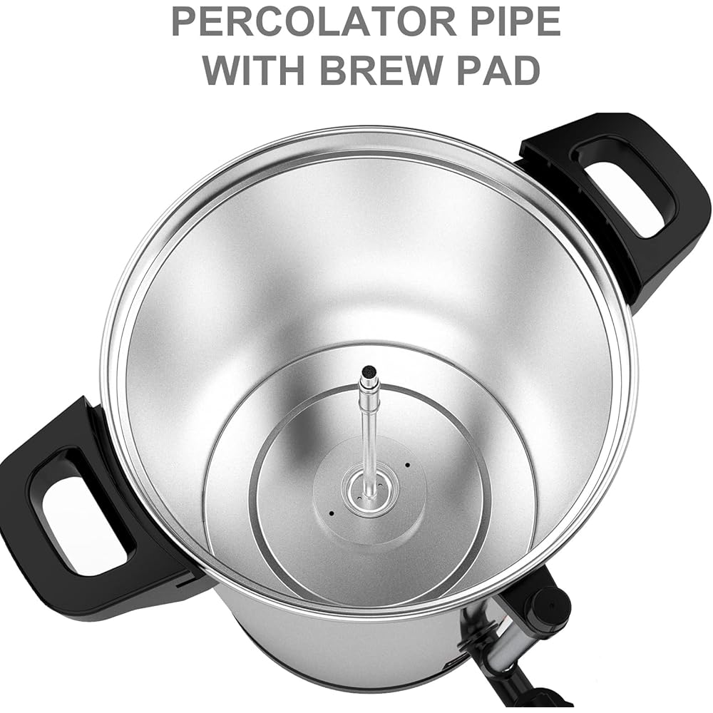 Valgus Percolateur à café professionnel 16L, 110 tasses