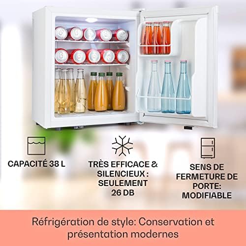 Klarstein Mini frigo de chambre 30L silencieux, réglable 5-15°C