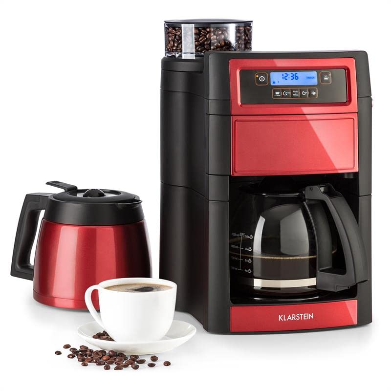 Klarstein Cafetière à grain avec broyeur 1000W