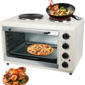 Mini four électrique 56L avec double plaque chauffante 2000W