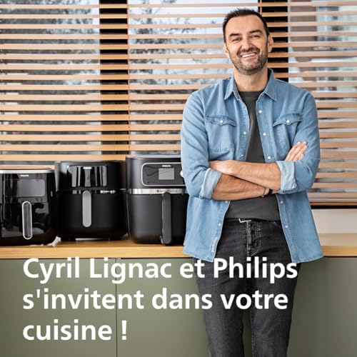 Philips Air Fryer Série 5000 9L, cuisson vapeur, 19 modes