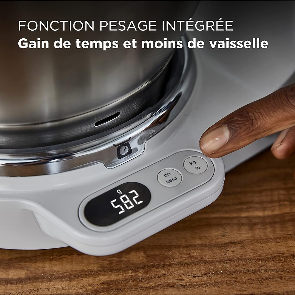 Kenwood Titanium Chef Baker Robot pâtissier 1200W, balance