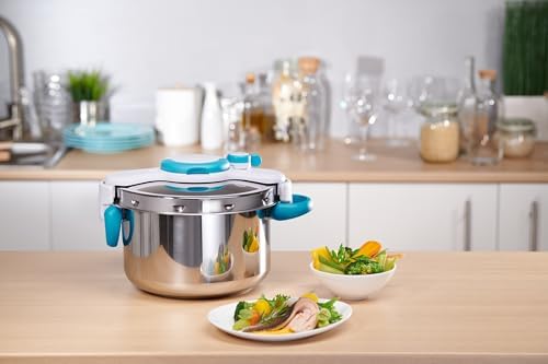 SEB ClipsoMinut'Easy Cocotte-minute 6L, bleu