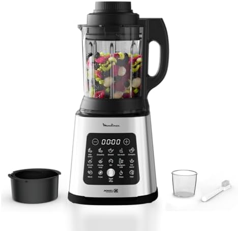 Moulinex Blender chauffant haute performance 1400W, 10 programmes